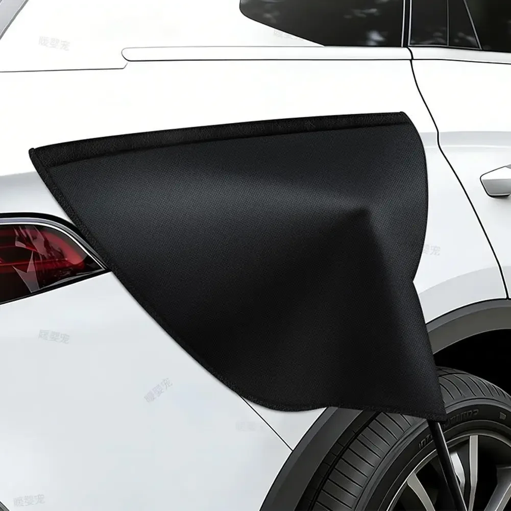 Wasserdichte magnetische EV-Ladesteckerabdeckung, langlebiger PVC-Regenschutz, staubdichter Schutz für Elektroauto-Ladestecker-Zubehör. – Detail 3