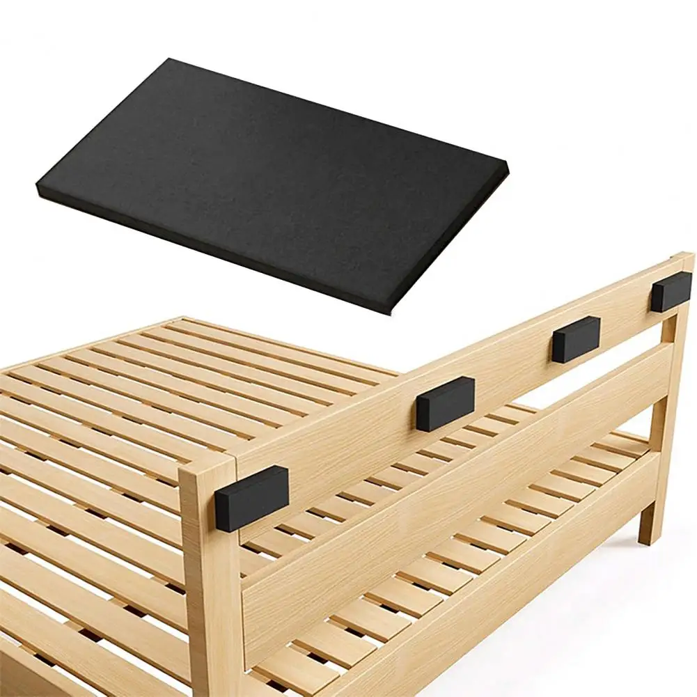 Soft Foam Wall Bumper Eva Foam Headboard Protector Wall Bumpers Shock Absorbing Furniture Stoppers Black Couch Bed Wall