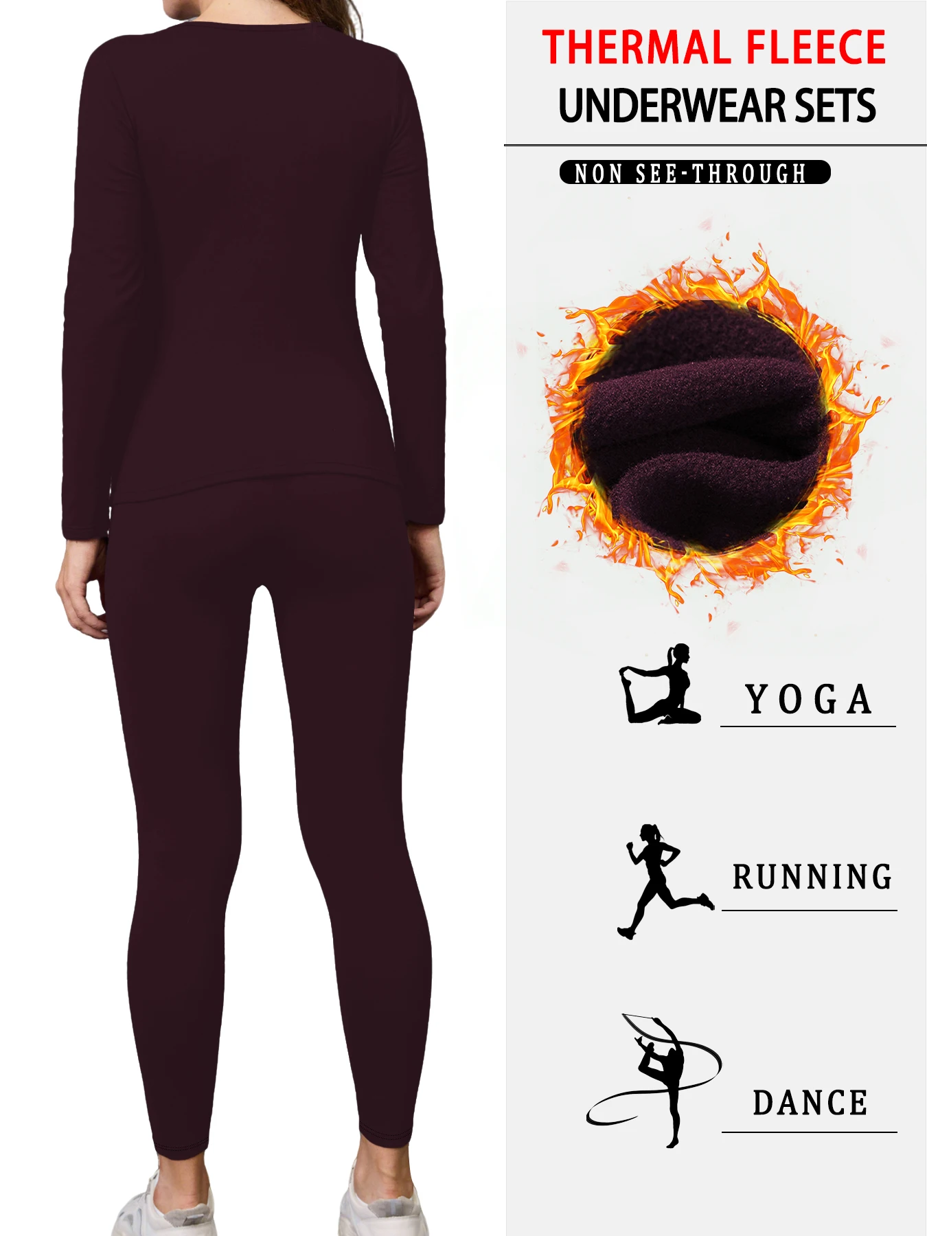 ชุดนอนผ้าฟลีซสำหรับผู้หญิง - เสื้อและกางเกงชั้นในบุขนนุ่มพิเศษ ชุดนอนฤดูหนาวสำหรับพักผ่อนที่บ้าน