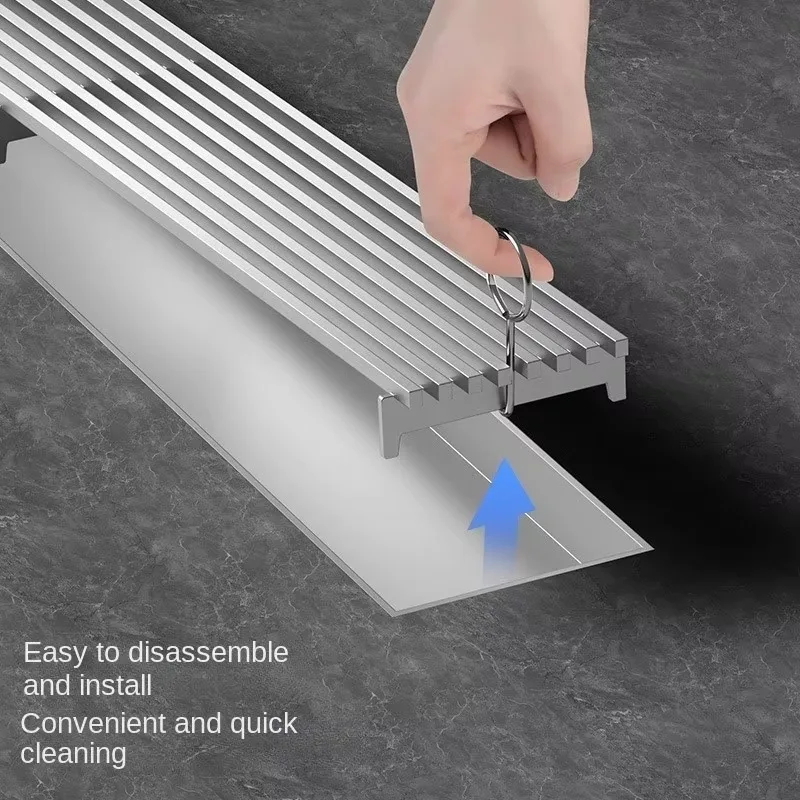 Thickened 304 Stainless Steel Bamboo Pattern Floor Drain, Anti-Odor Insect Proof for Bathroom Bathtub Toilet Home Hardware