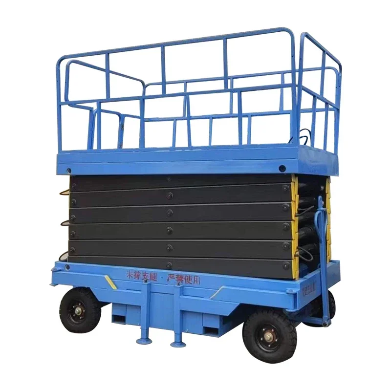 Electric Scissor Lift 4-18m Aerial Platform 6m 8m 10m 12m 14m Skylift Mobile Lifter Foldable Hydraulic Scissor Lift Table