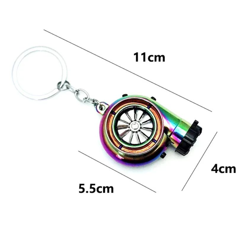 New Mini Metal Car Turbo USB Charging Lighter Windproof Tungsten Wire Portable Car Keychain Pendant Lighter Men\'s Gift