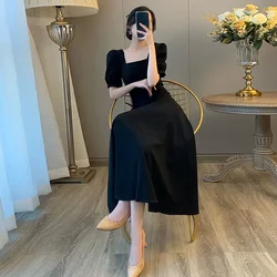 Dresses for Women 2024 Evening Black Midi Woman Dress Party Clothes Prom New in Cheap Casual Hot Vintage Cotton Xxl Luxury Loose