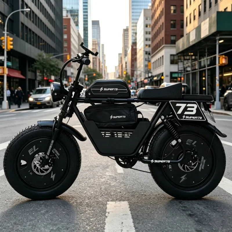 SUPER73 Adult Electric Bike 500W Motor 48V20AH Lithium Battery Off-Road Electric Bicycle 20-Inch Tire Sand Snow Mountain E-Bike image 6