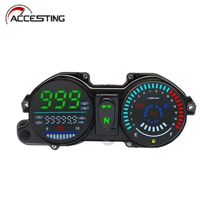 Đồng hồ tốc độ LED xe máy cho Brazil CG, Titan 150, ESD 2009 đến 2013, Blue 37100-kVS-901, Mới 10 lốp xe bán chính Moto CG 150 - №4