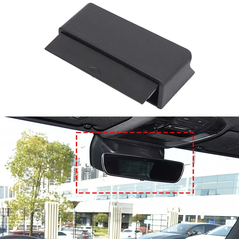 For Lexus GX 2024+ ABS Black Car Interior Rearview Mirror Base Storage Box Organizing Car Interior Accessories