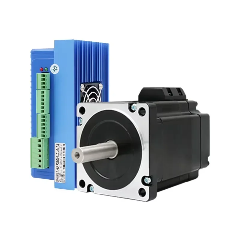 Комплект серводвигателей 86J1880EC-1000-LS-14(K)+2HSS86H с 2-фазным драйвером и шаговым двигателем с замкнутым контуром для станков с ЧПУ