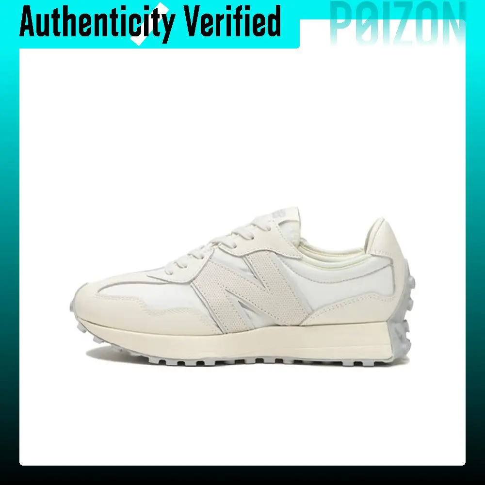 New Balance NB 327 Vintage Textile, Leather Cushioning Abrasion Resistant Low top Casual City Commuting Running Shoes MS327WP