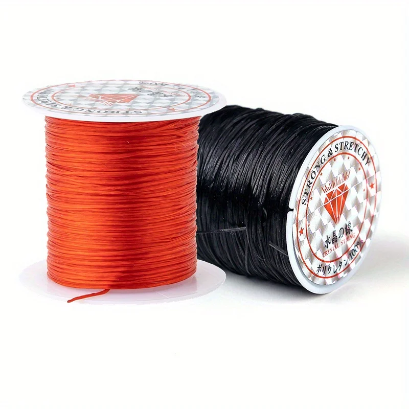 2pc Plastic Crystal DIY Beading Fishing Line 60M o Elastic Cord Rope For Jewelry Making Supplies Wire Jeweleri String Thread