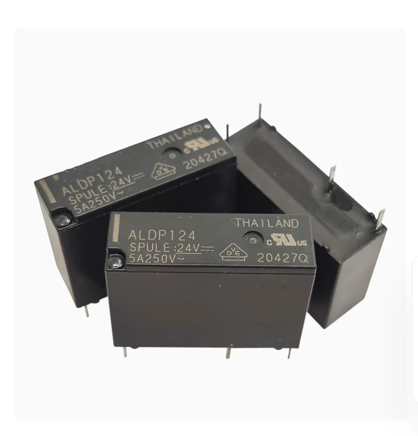 DIXSG 5Pcs/Lot ALDP105W ALDP112W ALDP124W ALD112  ALDP Power Relays 5V 12V 24V DC 1 Form A 5A  4Pin 100% Original new
