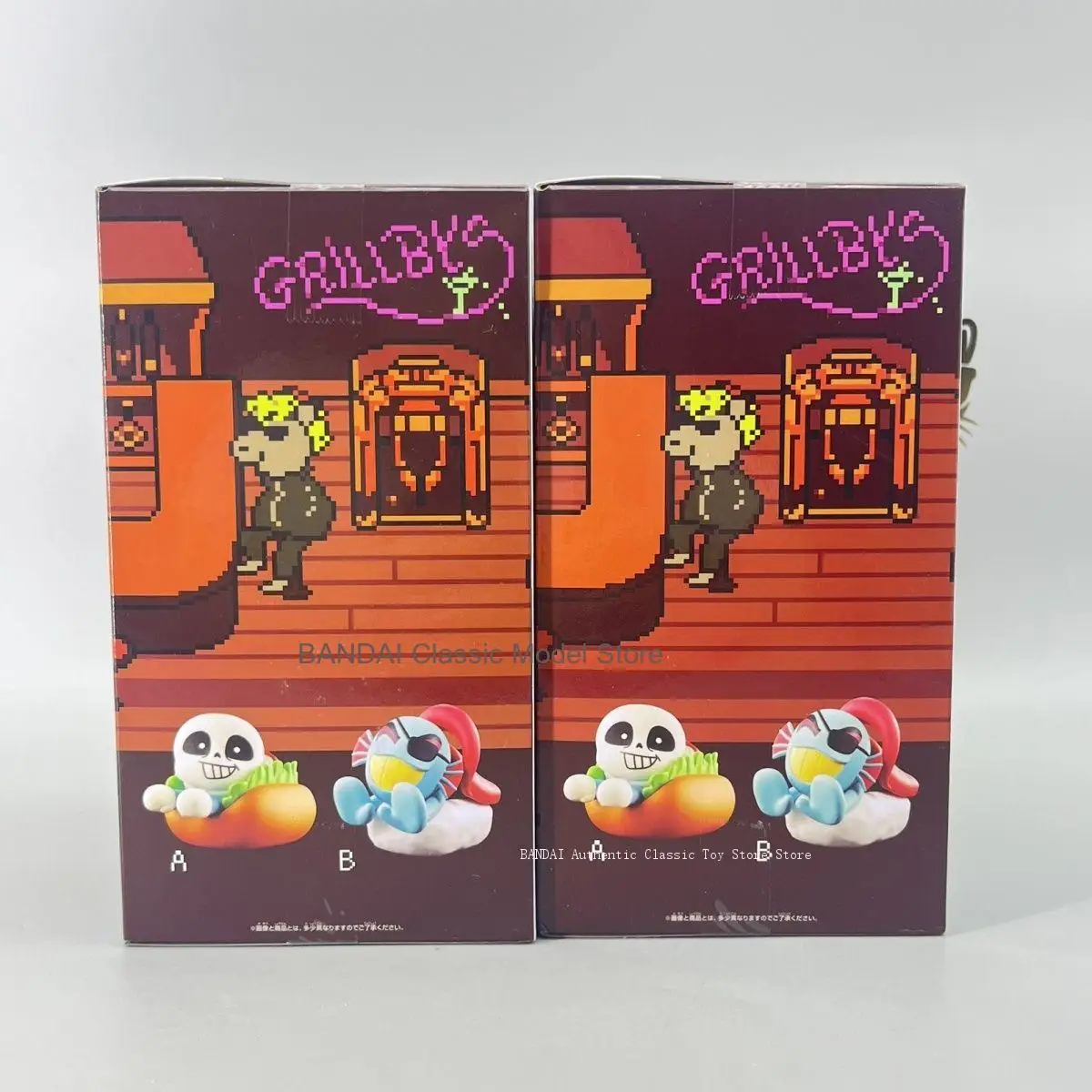 Originele BANDAI BANPRESTO UNDERTALE Sans Undyne PVC Desktop Decoratie Anime Karakter Model Collectie Speelgoed Gift