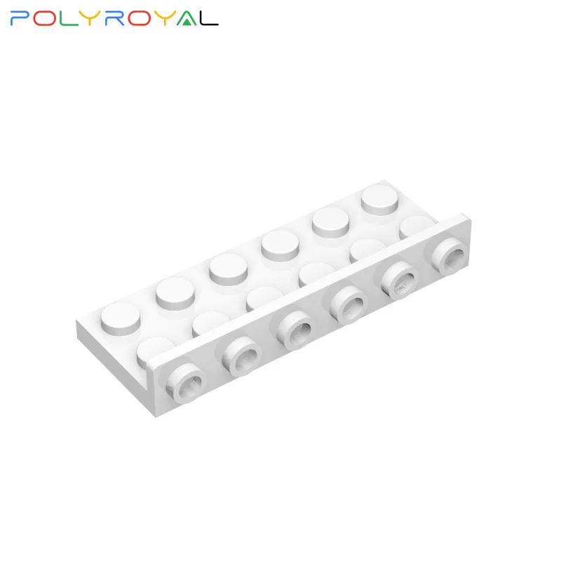 POLYROYAL Building Blocks Technicalal parts 2x6 bracket plate 10 PCS MOC Compatible With brands toys for children 64570