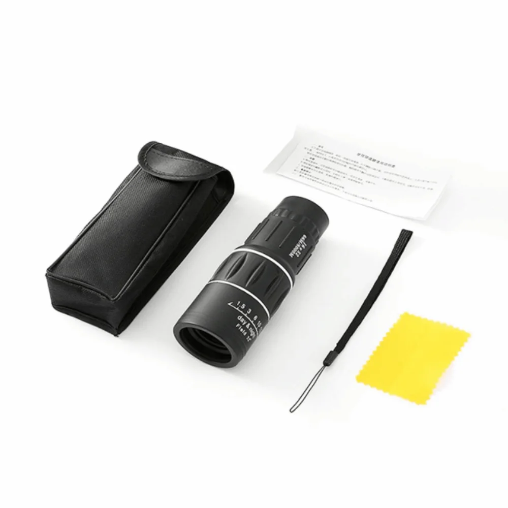 

8XMagnification 16x52 Monocular Telescope FMC Coating Rubber Casing High-Power Telescope Waterproof High Definition HD Telescope