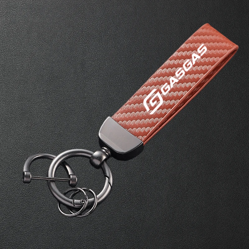 Chaveiro de metal com padrão de fibra de carbono para motocicleta de alta qualidade para GASGAS MC450F EC300 GP SM 700 900 EC Acessórios