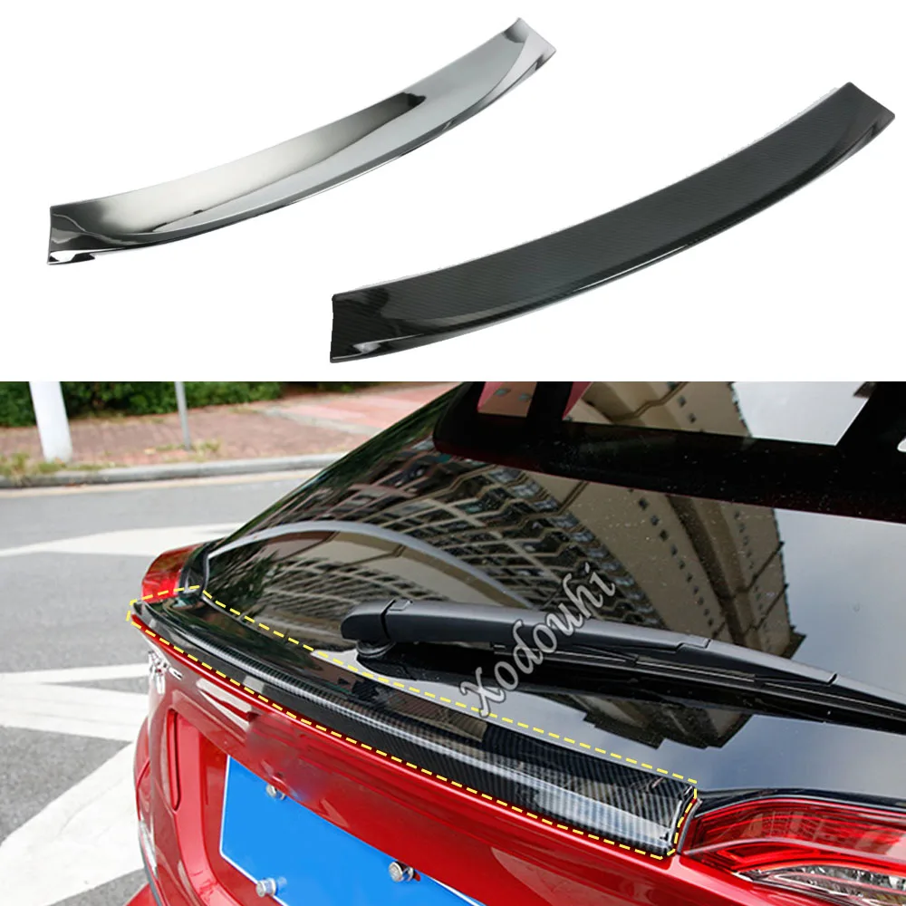 

For Toyota C-HR CHR 2017 2018 2019 2020 2021 Car Body Rear Tail Spoiler Side Triangle Wing Window Bezel Trim Stick Frame Parts