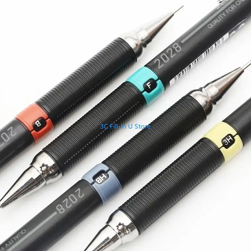 

G8TA 4 Pcs/Set Automatic Pencils Drawing Pencils Mechanical Pencils Sketching Pencils 0.3mm 0.5mm 0.7mm for Student