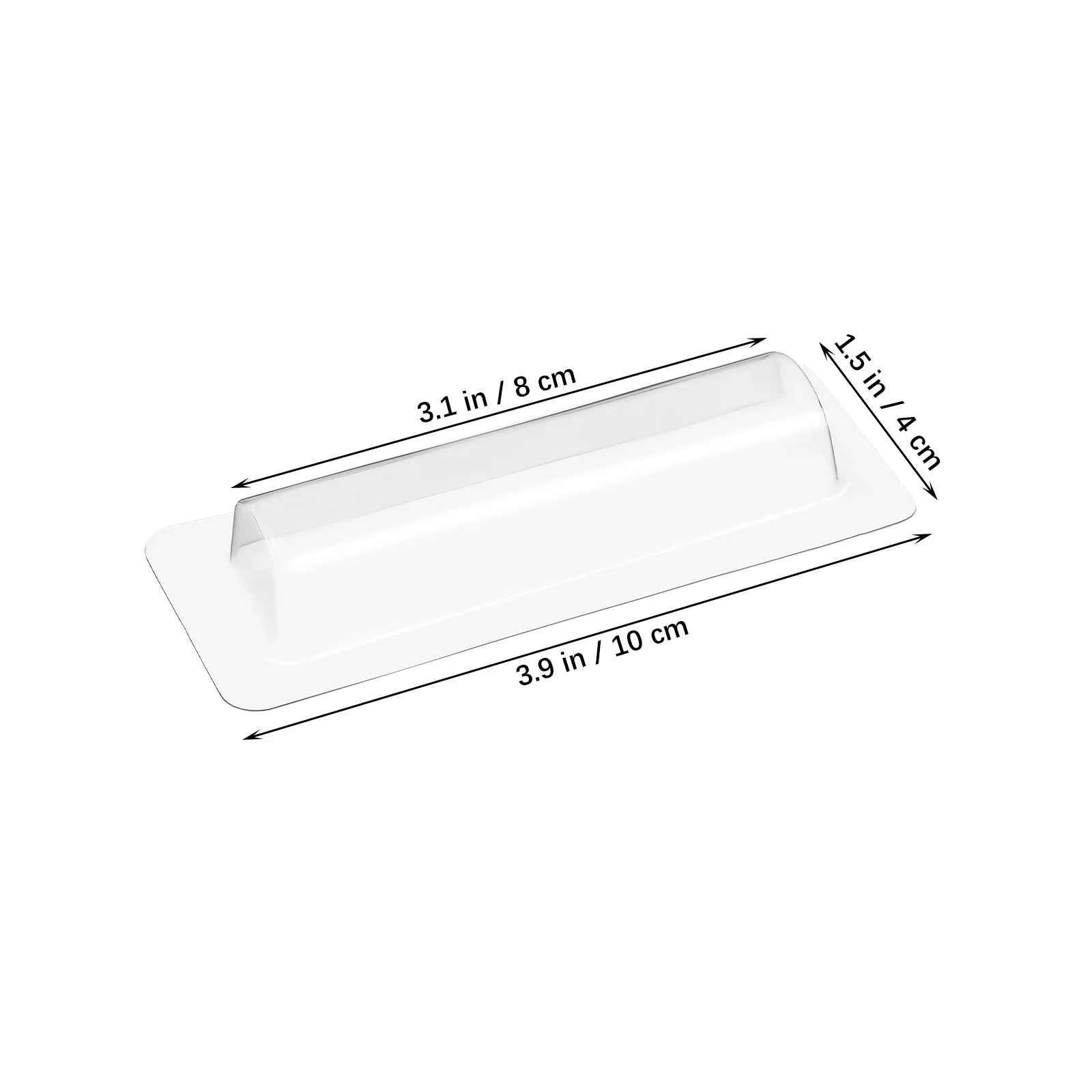 Soporte transparente para bálsamo labial, contenedor transparente para manualidades Diy, almacenamiento de dinero, tarjetas de plástico, cúpulas, estuche para brillo de labios, 40 Uds.