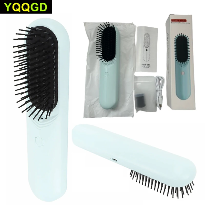 Electric Hair Brush, Essential Oil Infused Hair Care Brush for Dry Frizzy Hair, Self Cleaning Detangling Comb, for Women