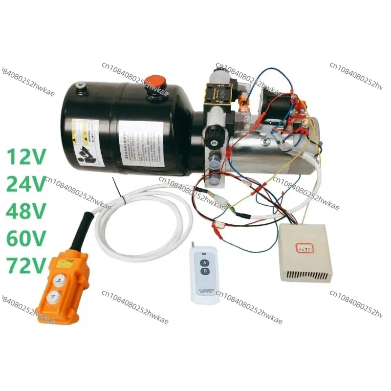 12V24V48V60V72V 800W 2000W Remote Control Wire Control Hydraulic Pump Station Lifting Bidirectional Power Unit