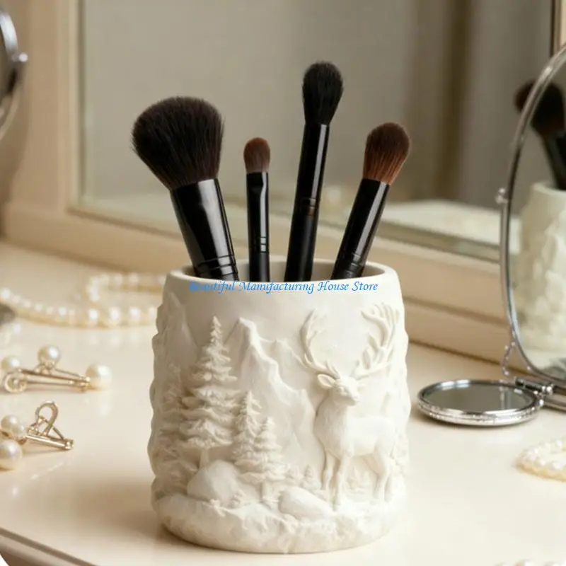 قالب زرع سيليكون E56A Elk هدية فريدة لمشاريع صب الأسمنت الفنية من الراتنج