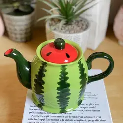 Watermelon Teapot  Afternoon Tea Coffee Pot Make Tea Kitchen Creative Home Daily Personality Cute Holding Water Pretty