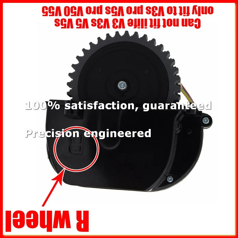 Roue pour aspirateur robot V3S Pro V5S Pro V50 V55, pièces incluant le moteur droit-ROWI