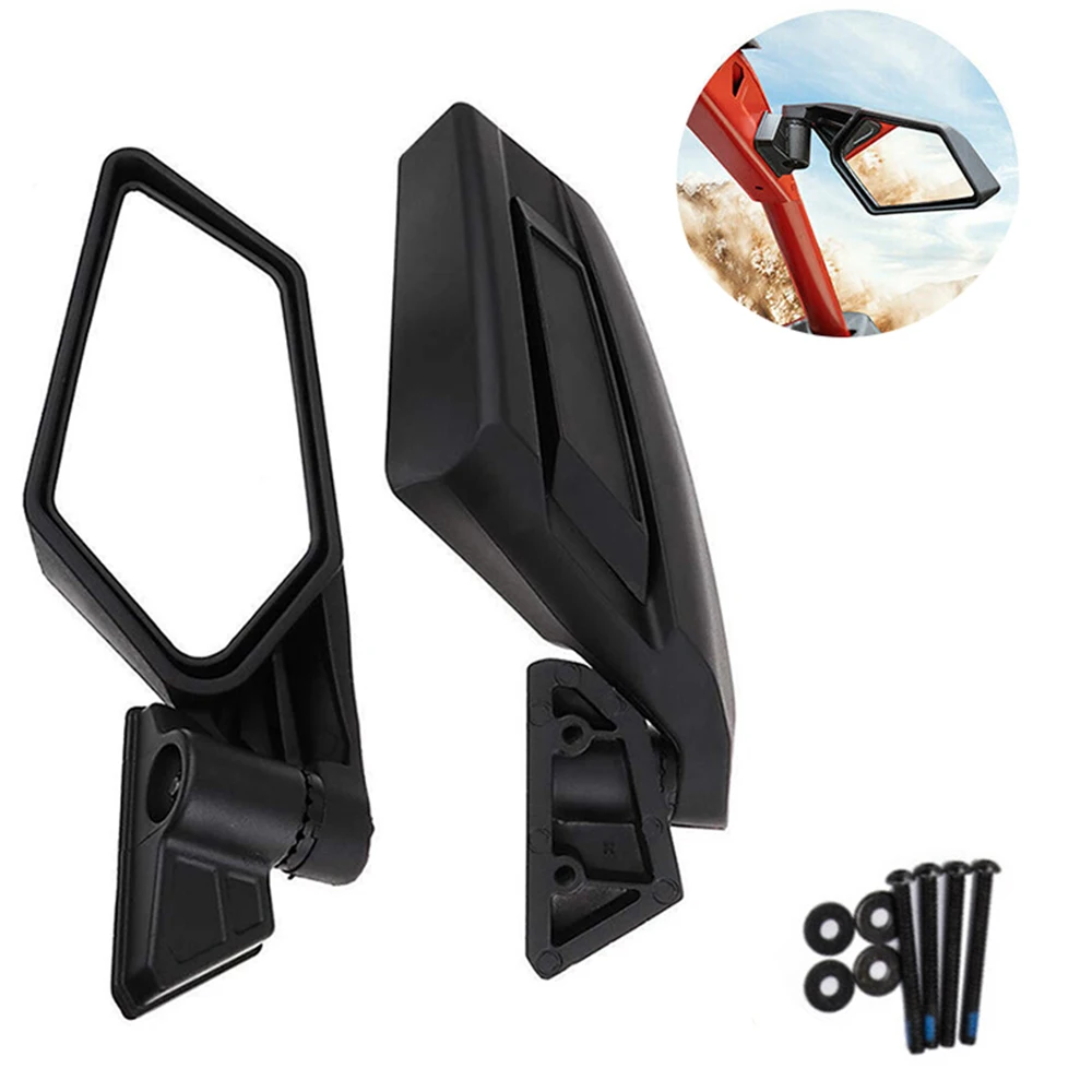 

2PC UTV/ATV Rear View Mirror 4x4 Racing Side Mirrors Set Rearview Mirrors For CAN-AM BRP UTV MAVERICK X3