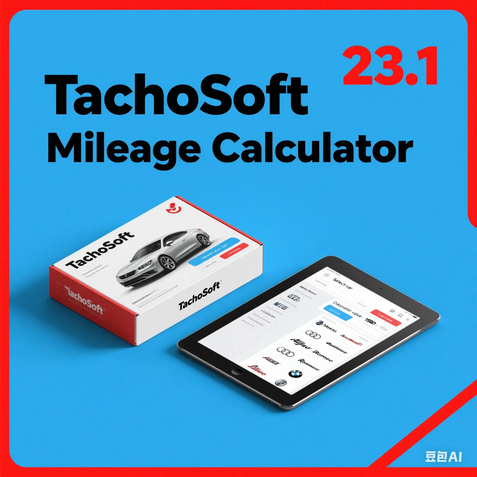 

TachoSoft Mileage Calculator 23.1 Digital Odometer Mileage Counter Calculation Software with License for Vehicle Mileage Trackin