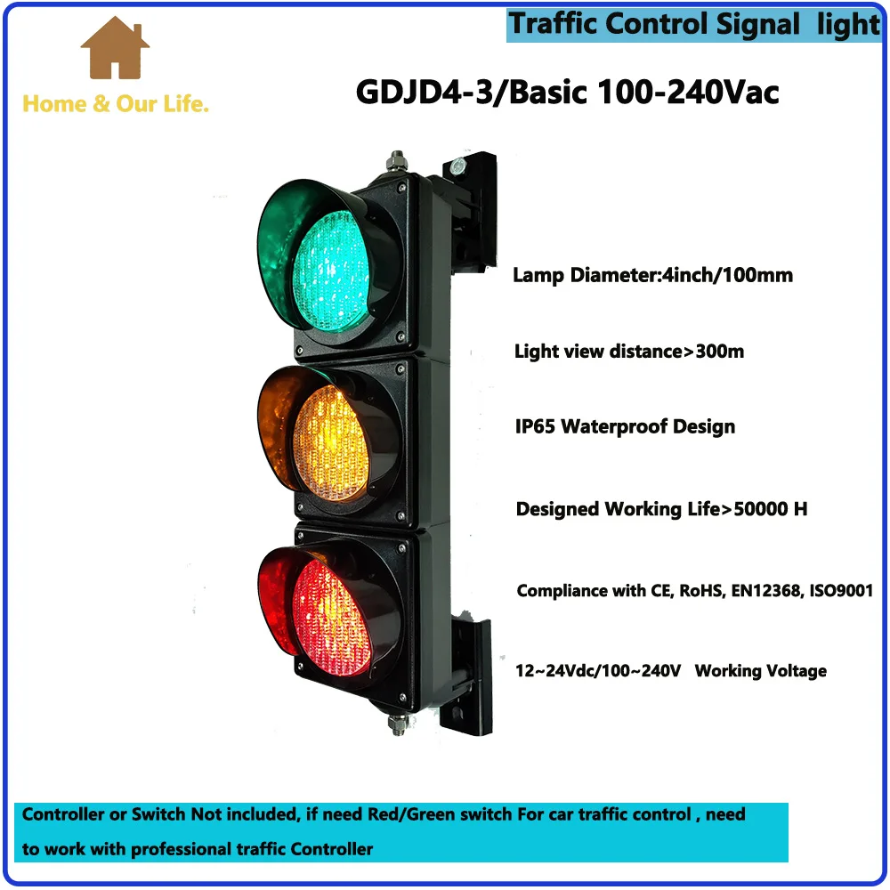 500 متر التحكم اليدوي عن بعد Led إشارة المرور سيارة التحكم في حركة المرور ل الطريق المرآب ساحة المنزل مستودع الجدار مصباح للزينة