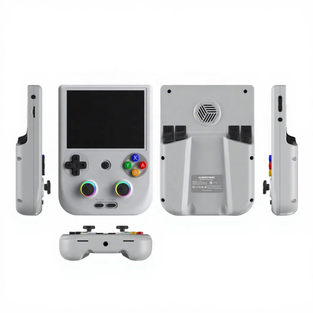 

Portable RG405V Handheld Game Console 4 Inch Touch Screen HD 5500mAh 64 Bit Android 12 System Built-in 15000 Games Player