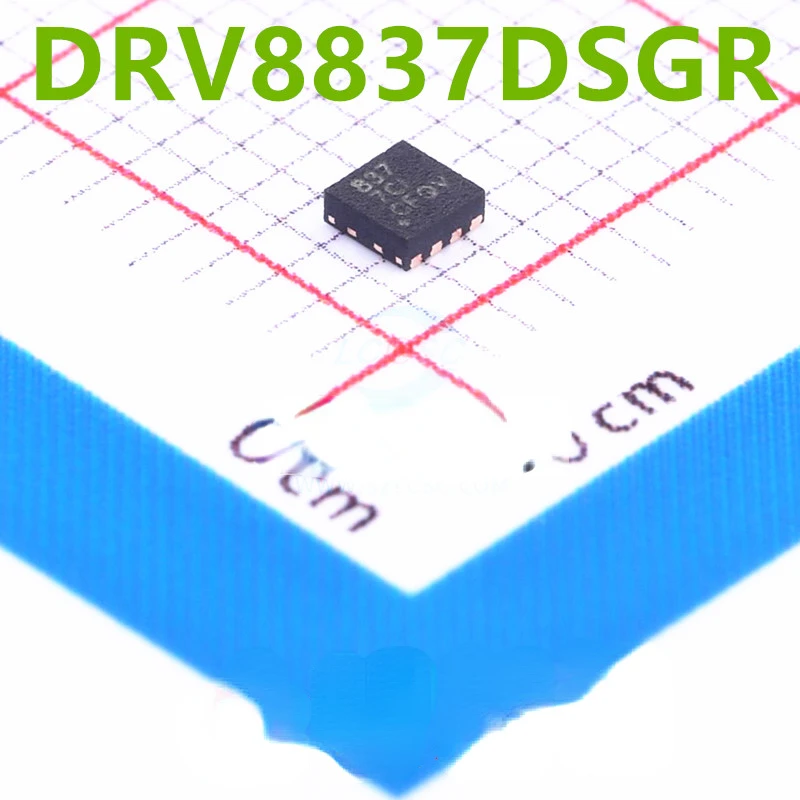 10pcs New and original DRV8837DSGR WSON-8 Low voltage H bridge motor drive IC chips DRV8837DSGR DRV8837D WSON8