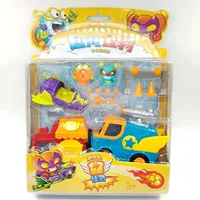 Superzings Series 1 Bakery Task Box Include 2pcs Super Zings Figure and Atomic Tank Collection Toy Boys Best Gift
