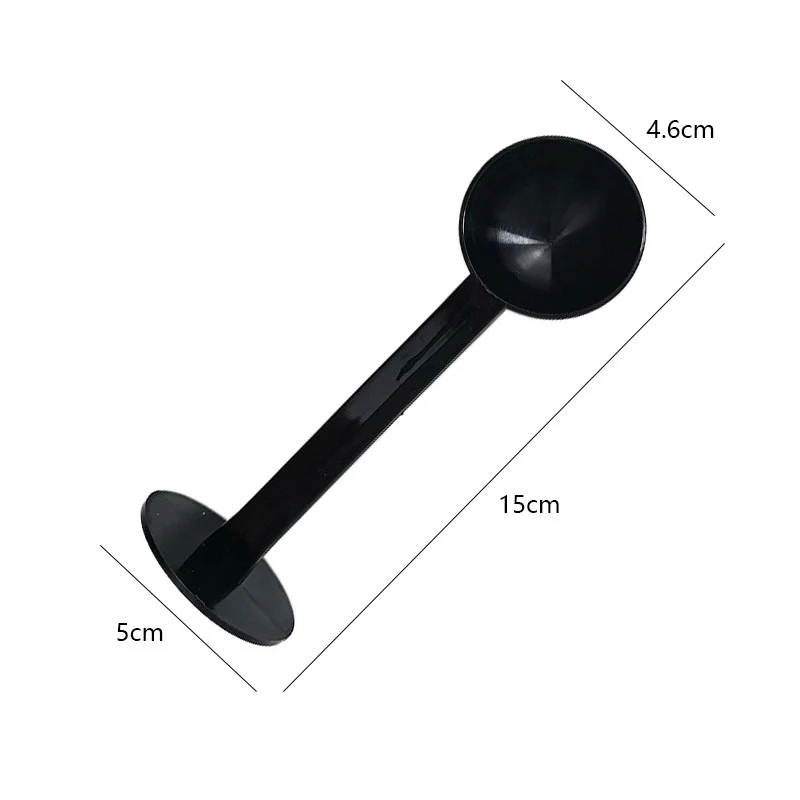 2 In 1 Coffee Spoon Dual-use Measuring Tamper Spoon Plastic Bakeware Powder Press Scoop Kitchen Tools Coffee Machine Accessories