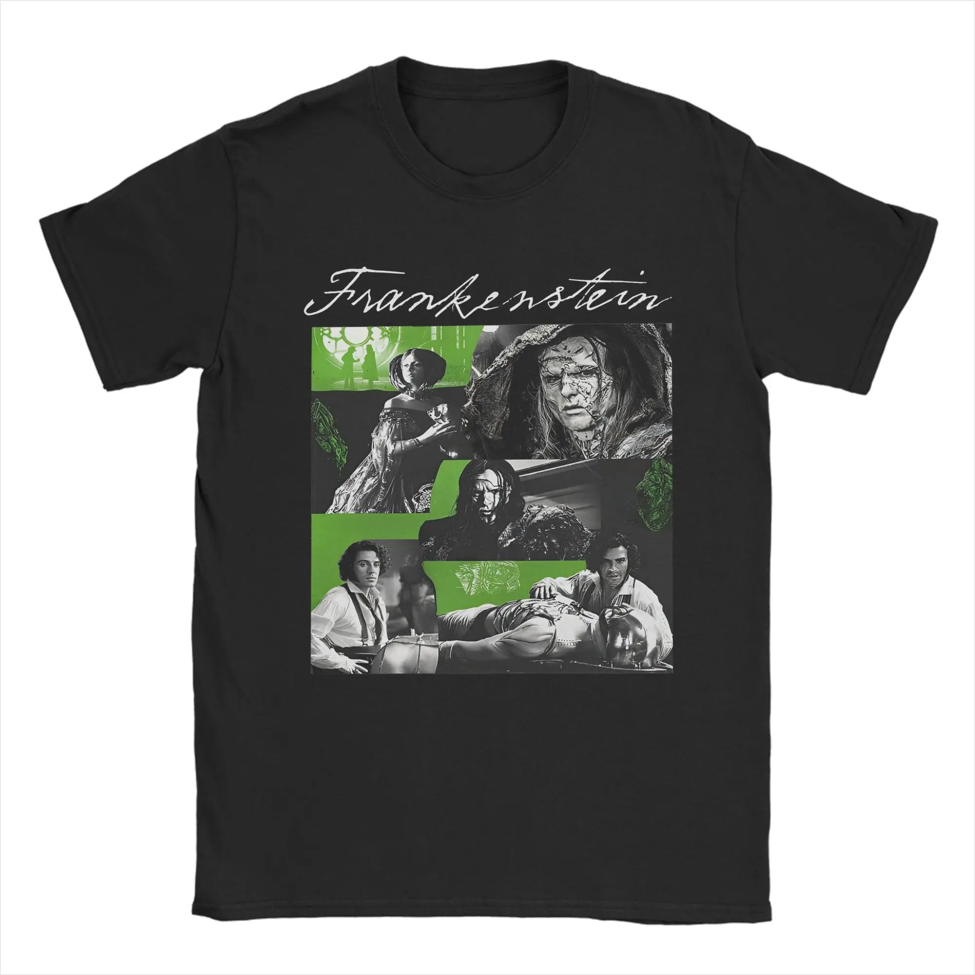 

Мужская и женская футболка с принтом Франкенштейна из фильма 2025 года, футболки из 100% хлопка, одежда