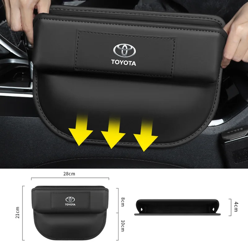 

Car Seat Gap Organizer Storage Box Multifunction Pocket Wallet For Toyota Corolla Yaris Aygo Prius RAV4 CHR Camry Auris Avensis