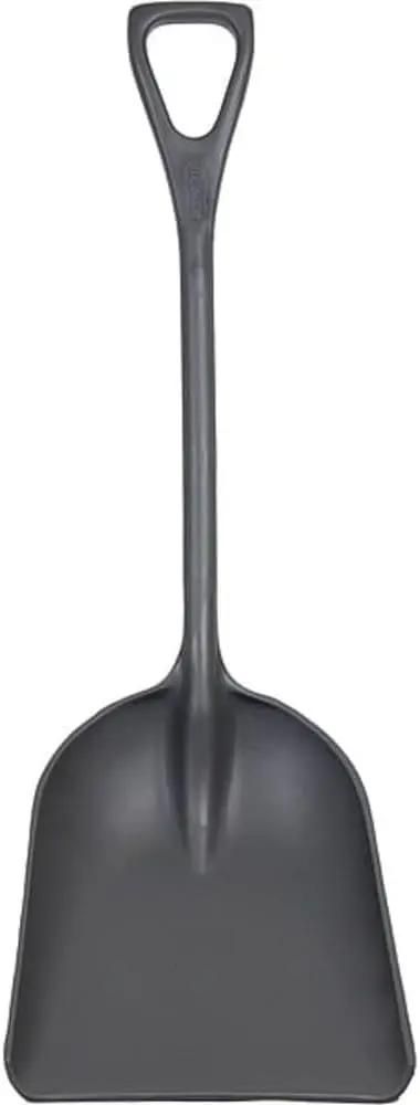 

26-дюймовая серая промышленная гигиеническая лопата из полипропилена, прочная и легко моющаяся, для профессионального использования