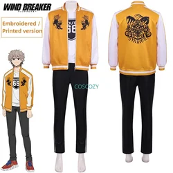 Anime WIND BREAKER Jou Togame WINBRE Cosplay Costume Adult Jacket Zip Up Coat Shishitoren School Uniform T-shirt Pants Cos Set