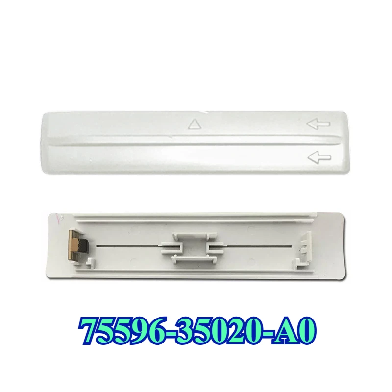 سقف السيارة السكك الحديدية رف ثقب صب غطاء مشبك لتويوتا RAV4 لاند كروزر هايلاندر 4 عداء أسود غطاء أبيض تصاعد 75596-35030 #5