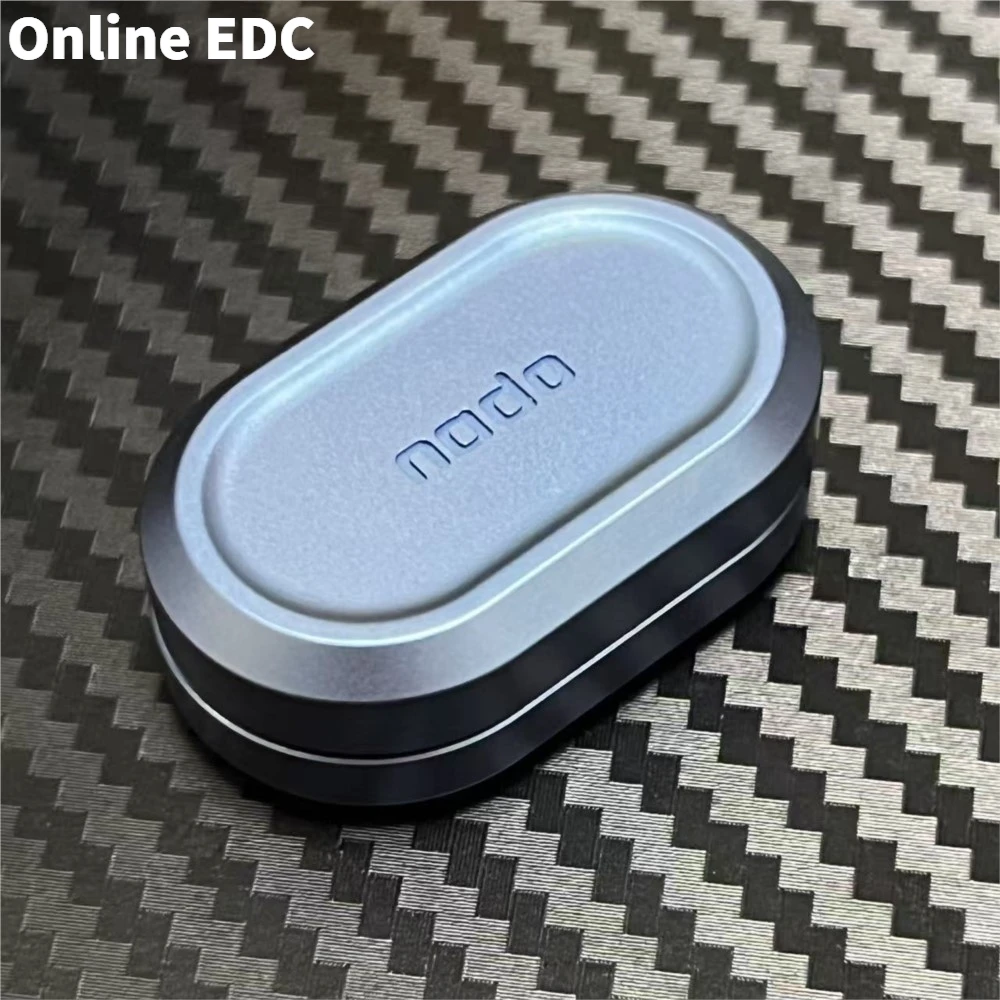 NADO EDC Fidget Slider Stress Relief Toy Stainless Steel Titanium  Zirconium Push Slider Fidget Toys For Adults