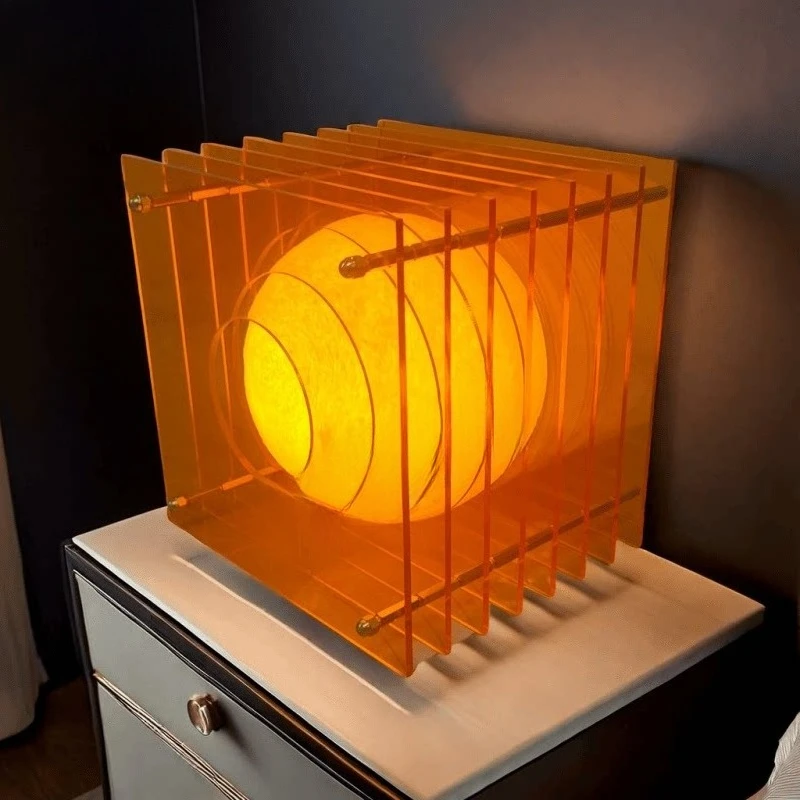 

Nordic Style Bedroom Ambient Lamp, Artistic Atmosphere Lamp Suitable for Living Room and Bedroom, Illuminating Desk Lamp HBTL