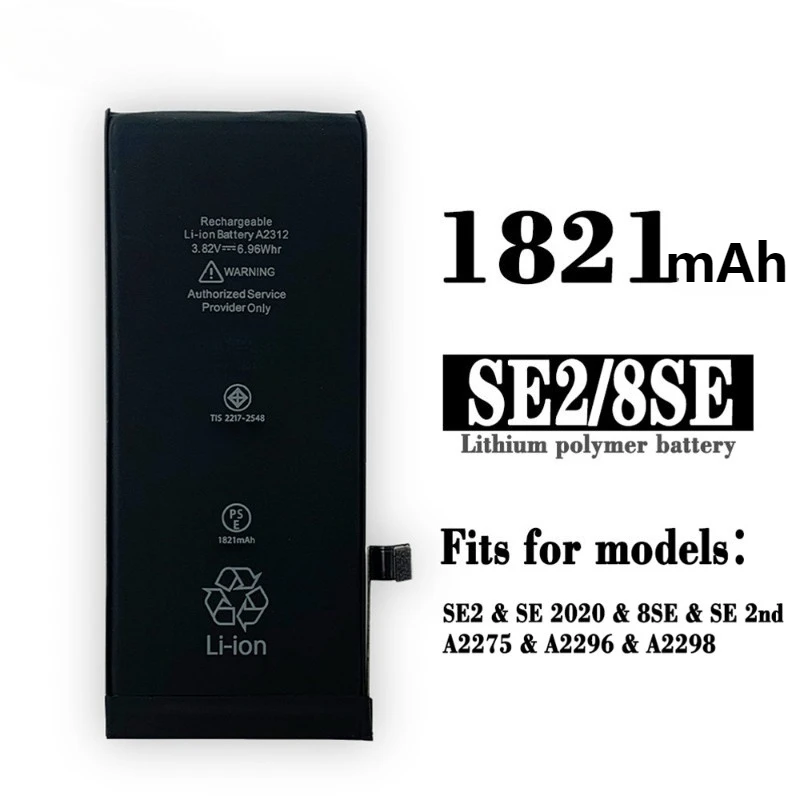 Nieuwe Hoge Kwaliteit Vervanging Bateria voor IPhone 5 Se/8 SE/Se 2016/SE 2020/SE voor Mobiele Telefoon batterij