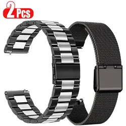 Metal Strap For Huawei Watch GT2 Pro GT 2 46mm Smart Band Bracelet Stainless Straps For Samsung Galaxy Watch 3 45mm Wristband