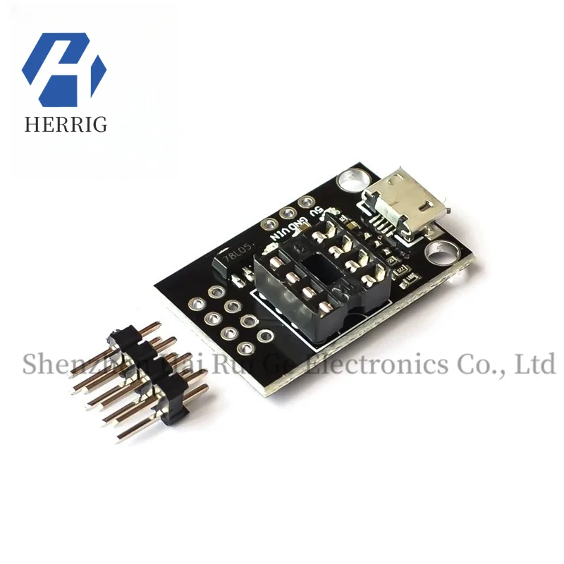 1PCS T42 ATtiny13A/ATtiny25 /ATtiny45/ATtiny85 pluggable development programming board