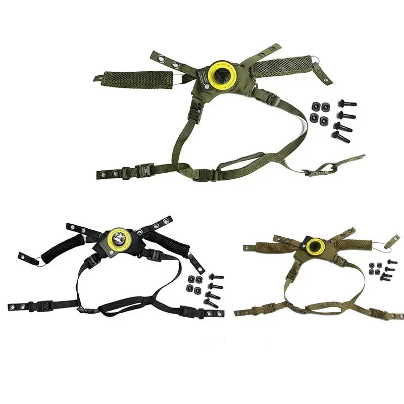 NEW Wendy Helmet Suspension System Tactical Helmet Adjustable Lanyard FAST MICH Outdoor Hunting Helmet Accessory Spongy Pad