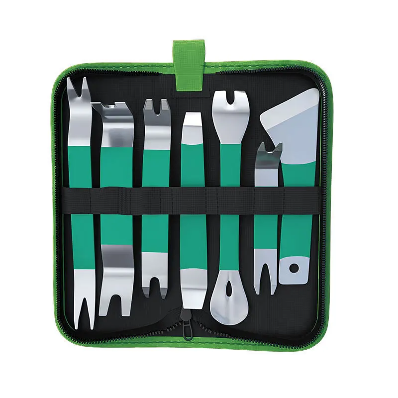 

Automotive Maintenance Car Dismantling Kit Panel Removal Tools Panel Removal Tools Green 30-Degree Angled Head