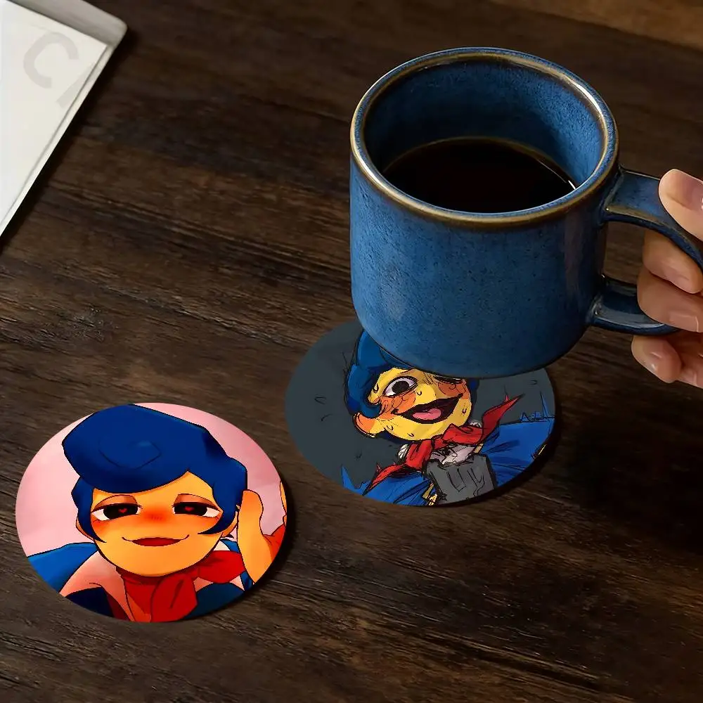 Wally Darling Wooden Coaster Set Coffee Teacup Decoration Coffee Shop Beverage Shop Family Restaurant