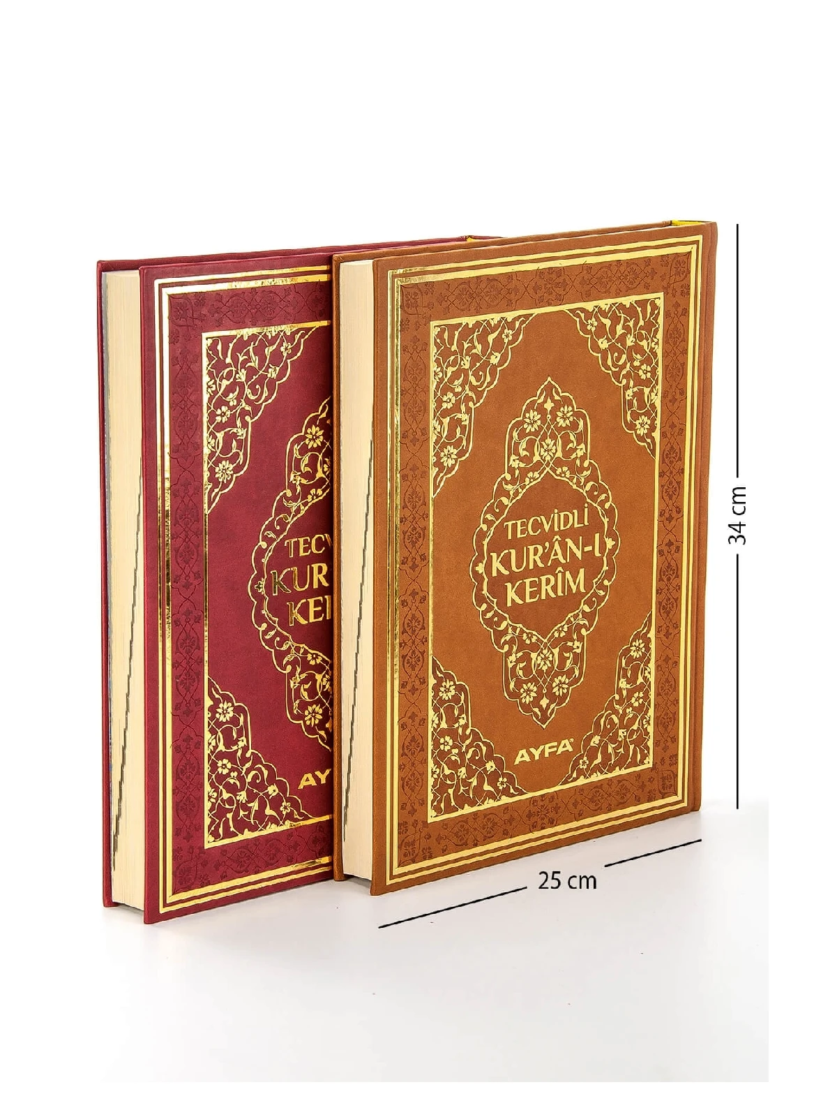 The Holy Quran with Tajweed - Thermo Leather - Mosque Size - Big Size Quran - Ayfa Quran