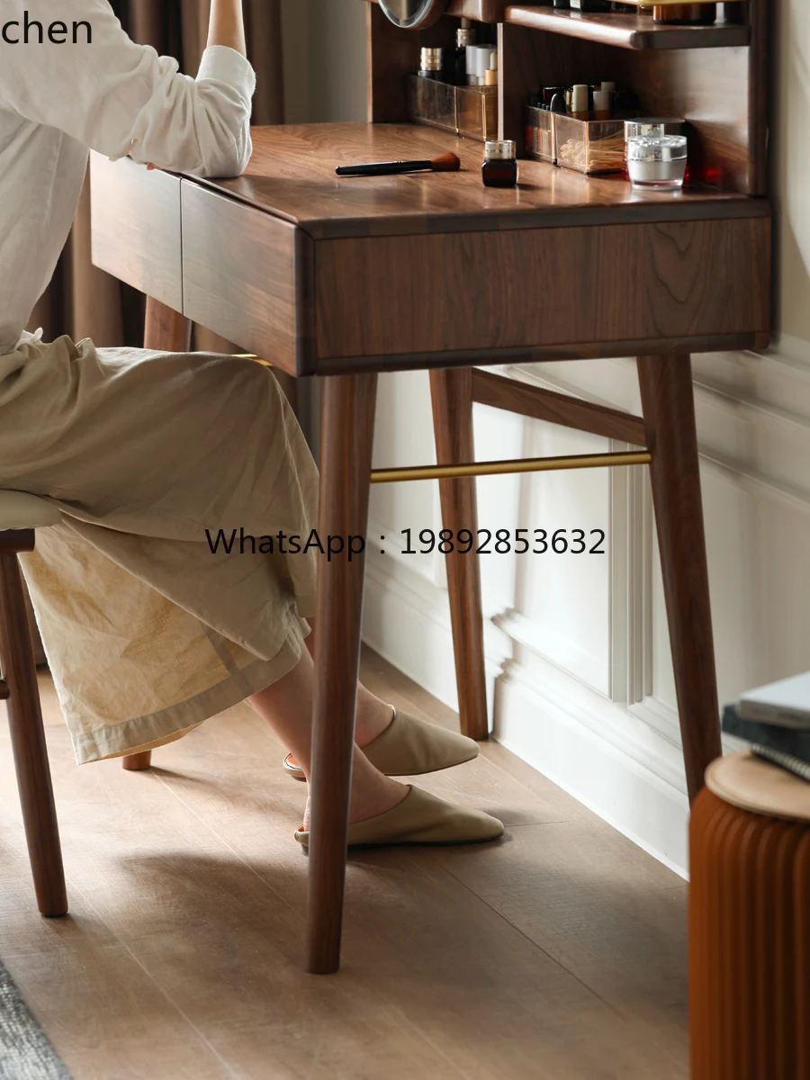 

solid wood cosmetic cabinet dressing table bedroom modern simple cosmetic table dressing table