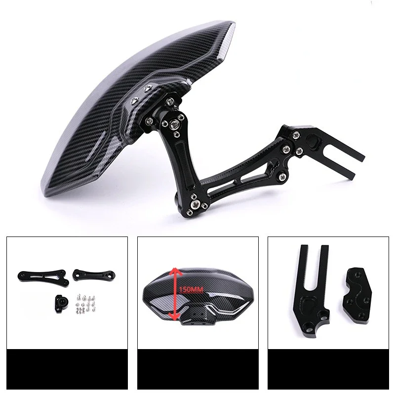 Universal electric fender Mudguard Electric vehicle fender Mud Splash Guard Thicken CNC Fender Mudguard Fit for N1S M3 Bike