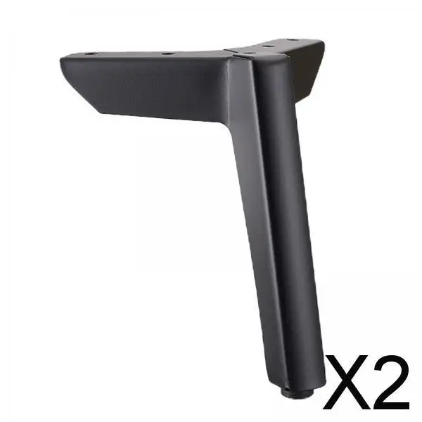 

2xFurniture Sofa Legs Metal Furniture Legs Feets for Cupboard Wardrobe Cabinet Black 15cm